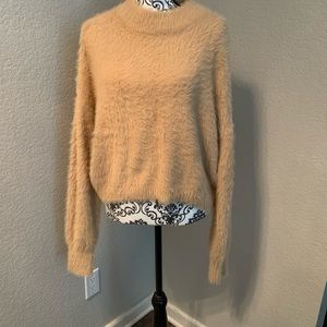 Sun+moon fuzzy sweater in great condition.